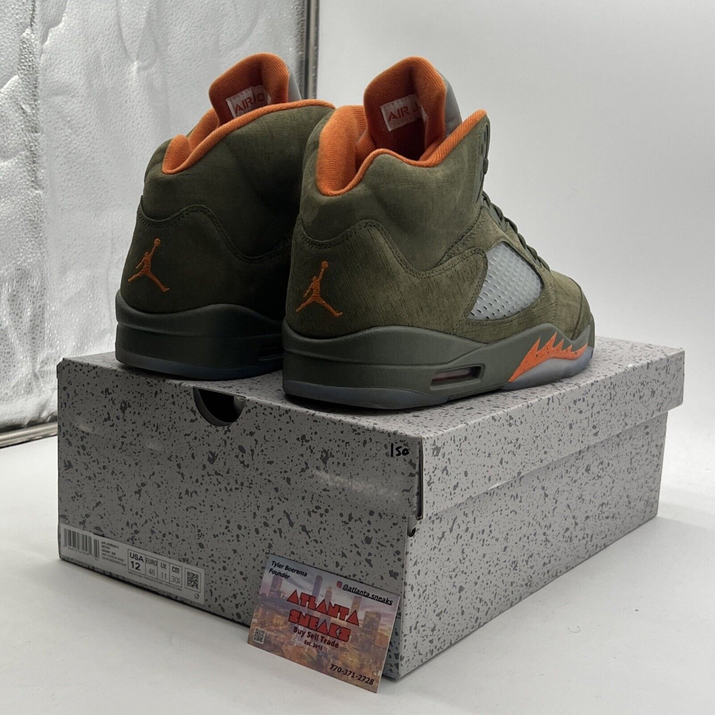 Size 12 - Air Jordan 5 Retro 2024 Olive (DD0587-308)