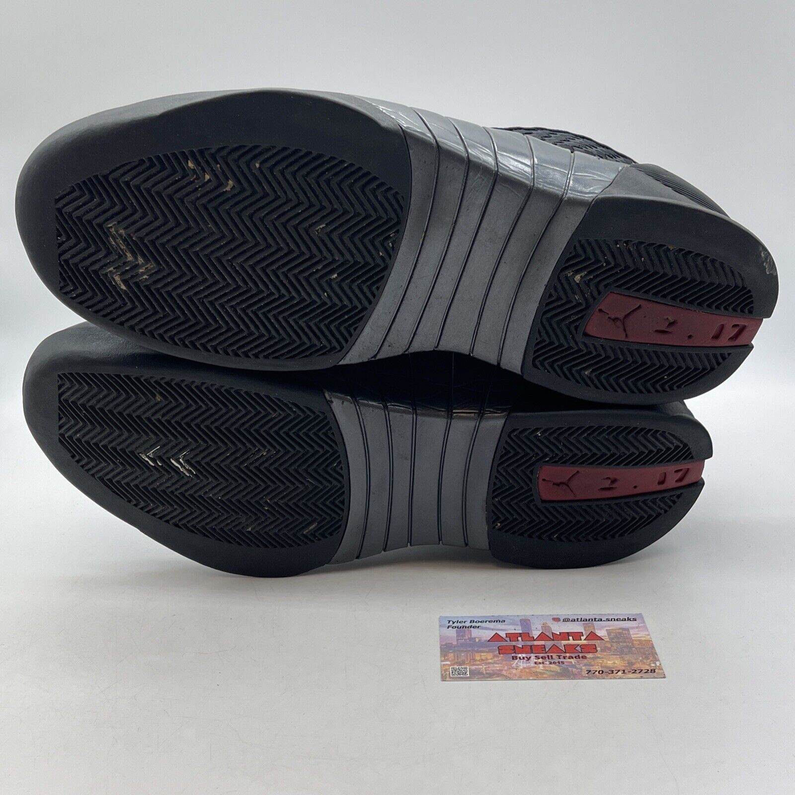 Size 11.5 - Air Jordan 15 Retro 2017 Stealth Red Black Suede Leather (881429001)