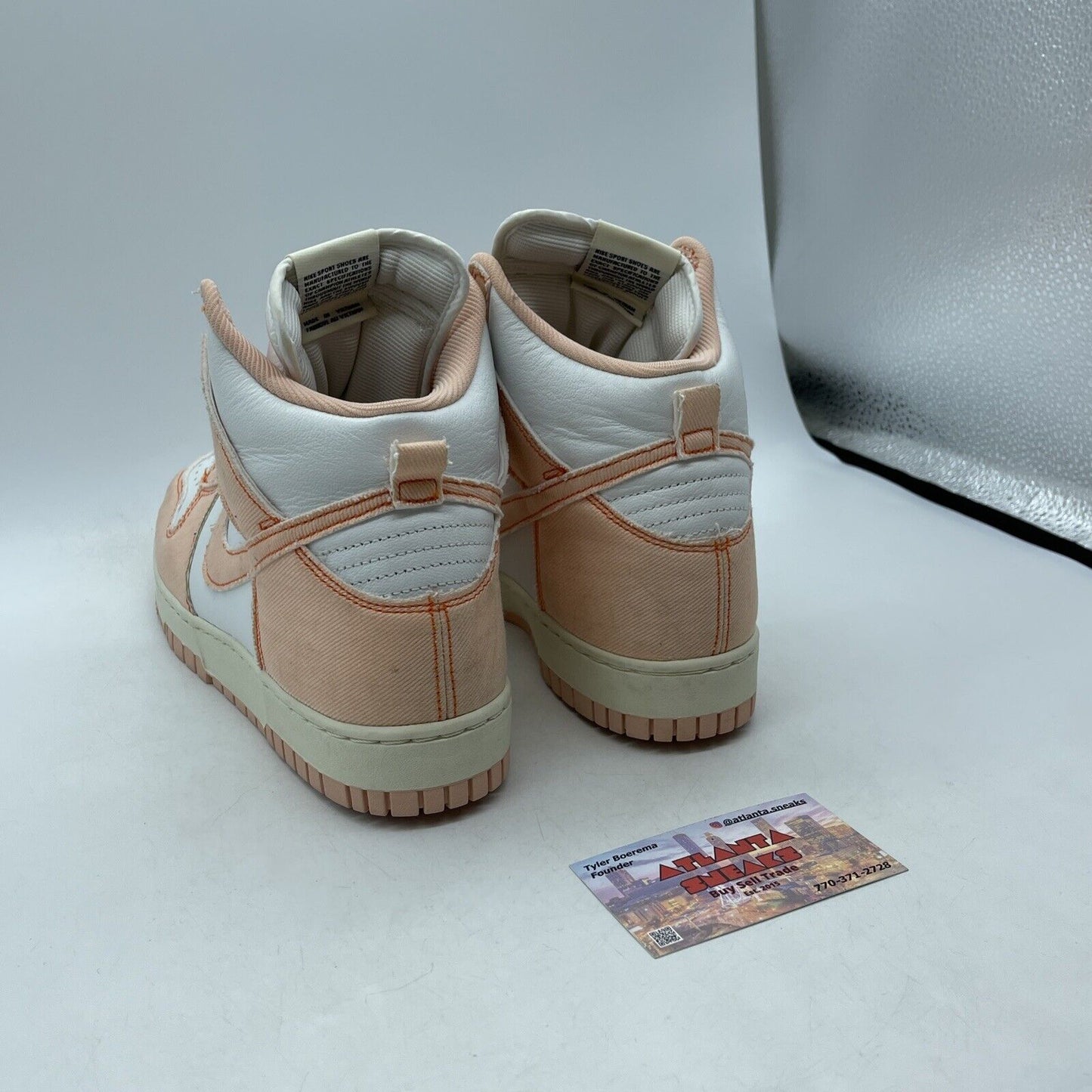 Size 10W - Nike Dunk 1985 High Arctic Orange Pink Suede White (DV1143-800)