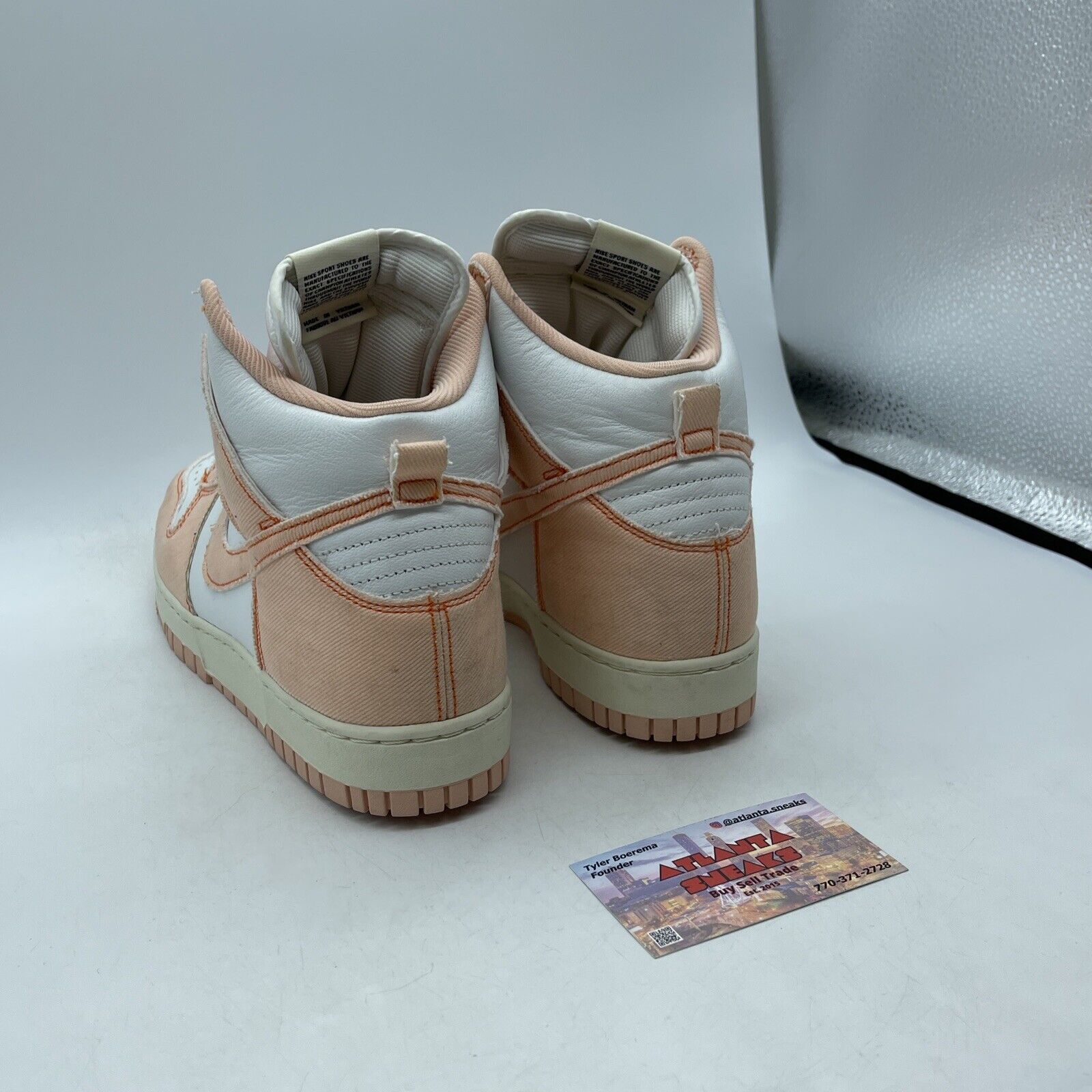 Size 10W - Nike Dunk 1985 High Arctic Orange Pink Suede White (DV1143-800)