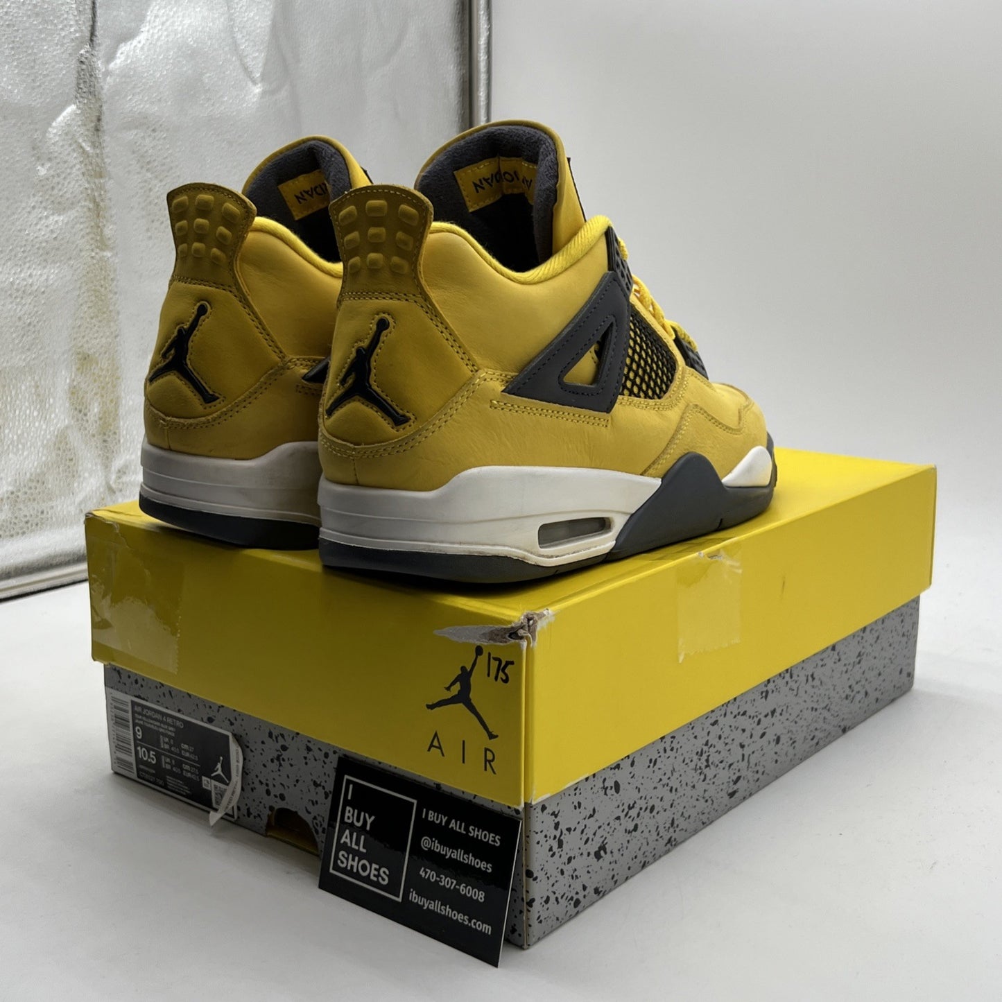 Size 9 - Air Jordan 4 Retro Mid Lightning (CT8527-700)