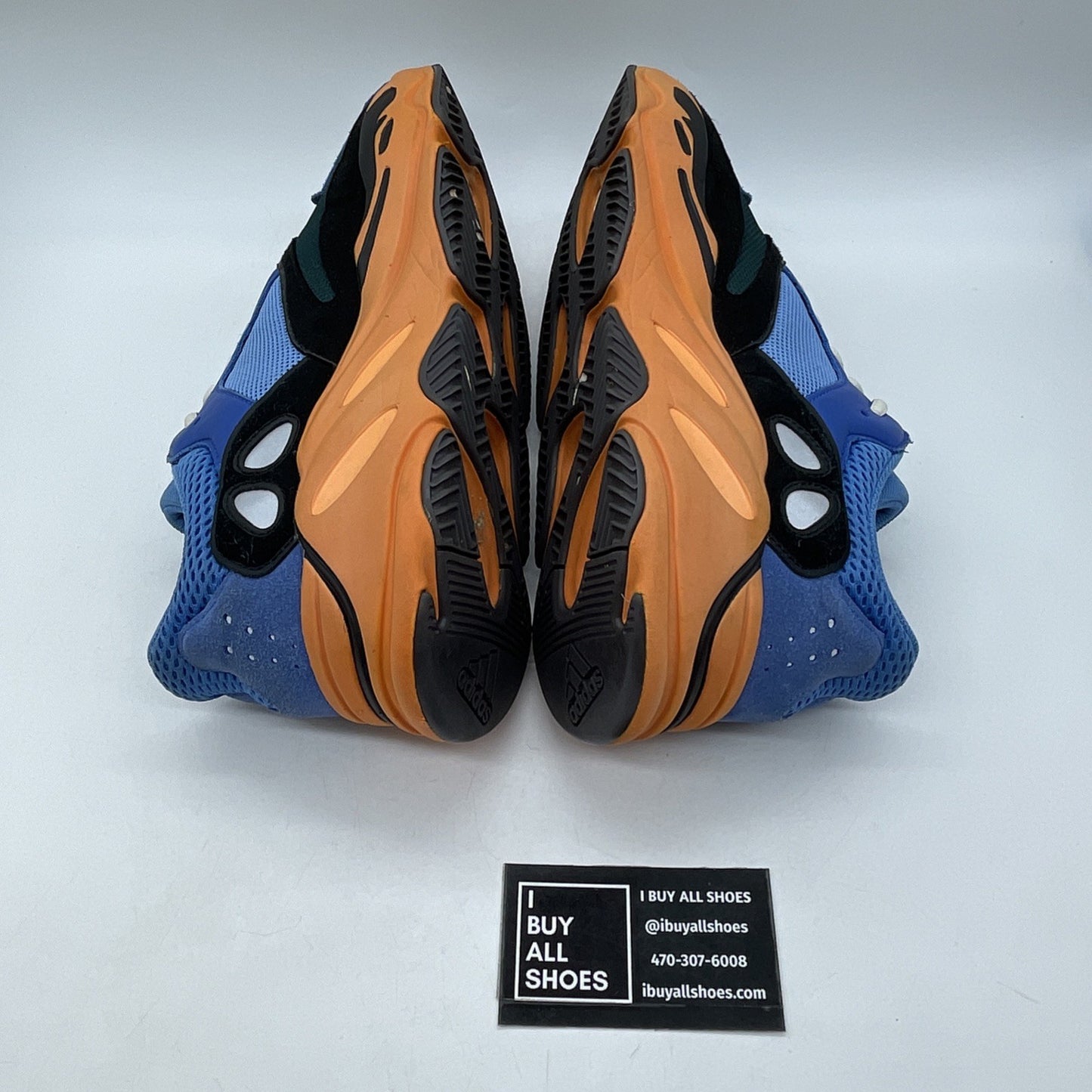 Size 11 - adidas Yeezy Boost 700 Bright Blue Black Suede Leather (GZ0541)