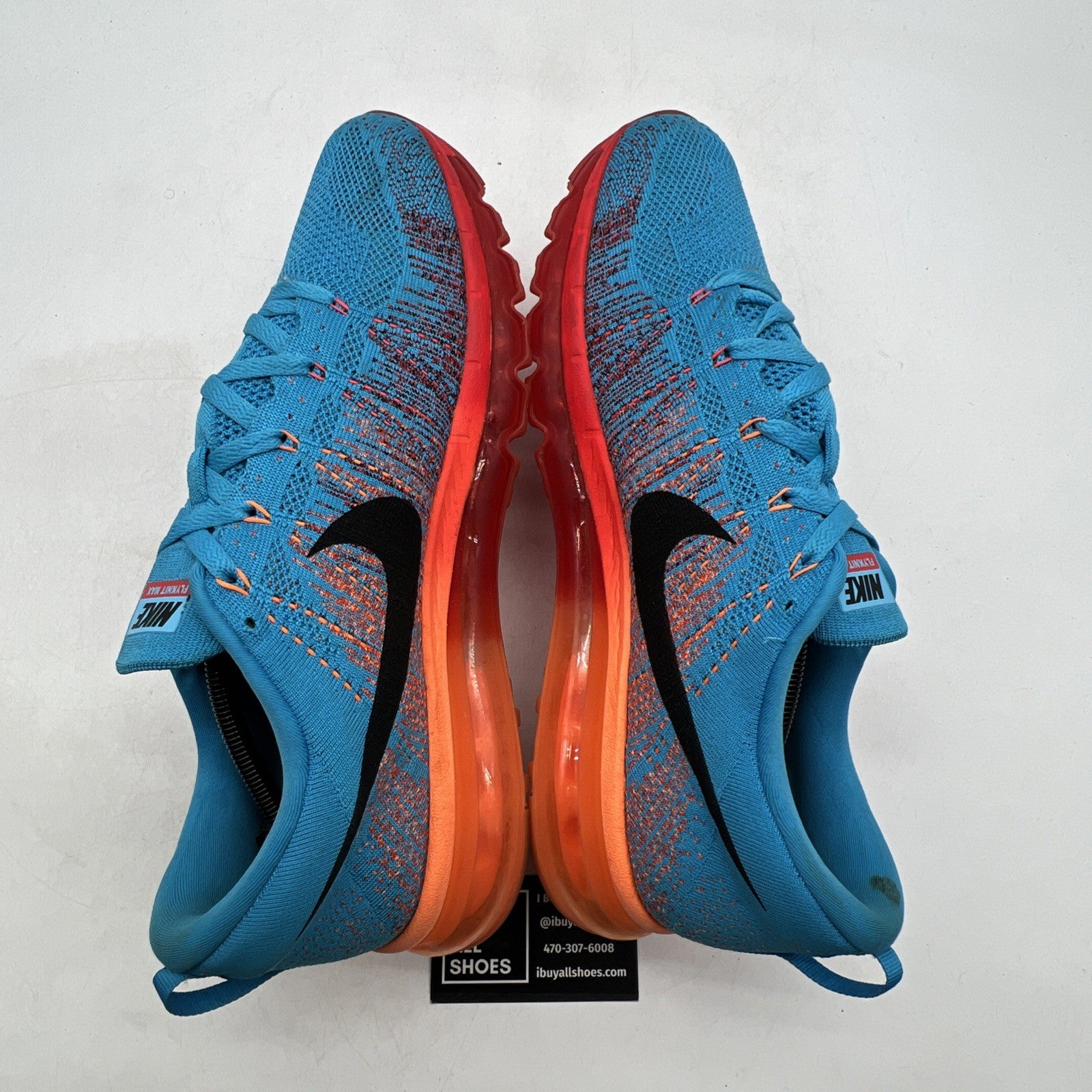 Size 13 - Nike Flyknit Max Vivid Blue (620469-406)