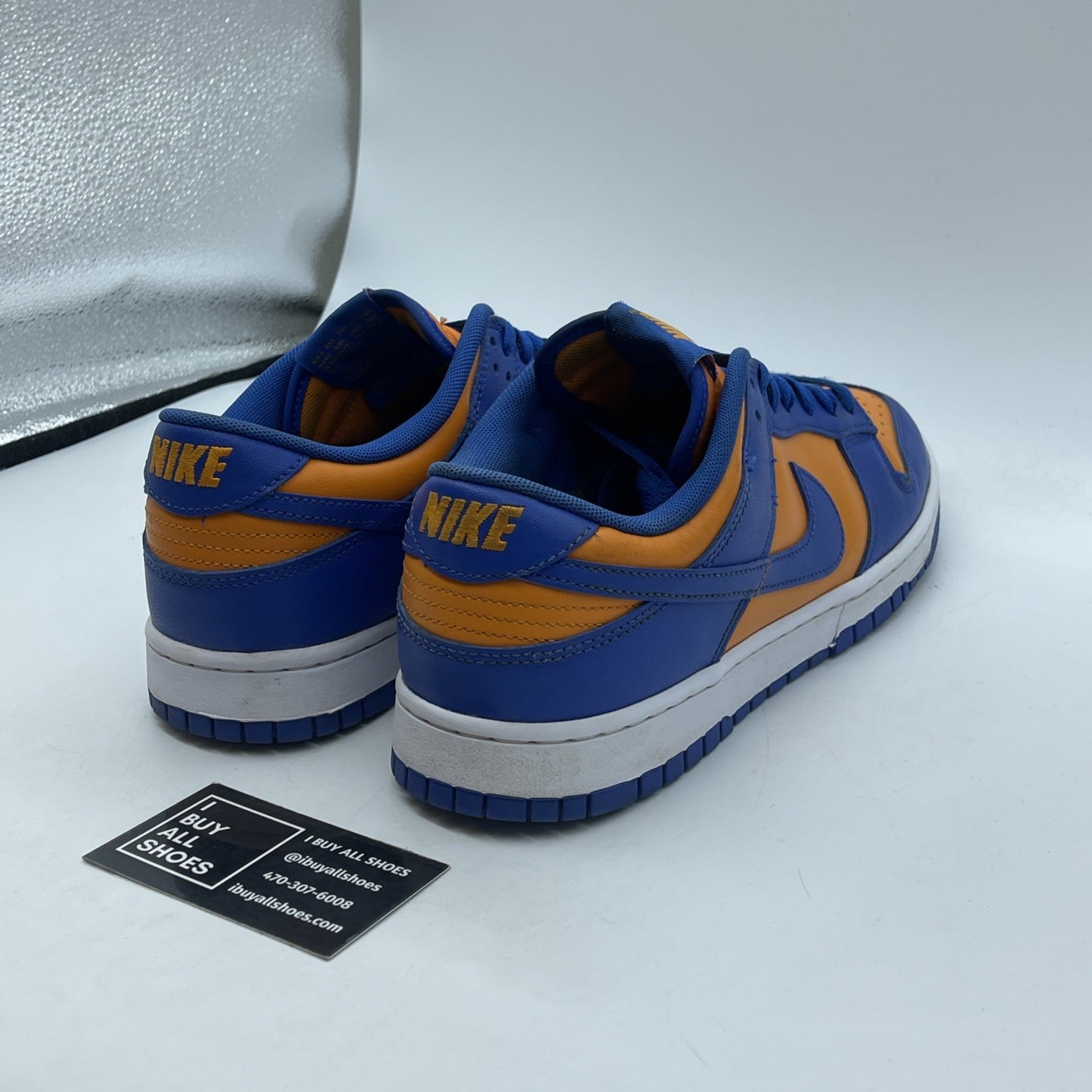 Size 11 - Nike Dunk Low Knicks Blue Orange Leather (DV0833-800)