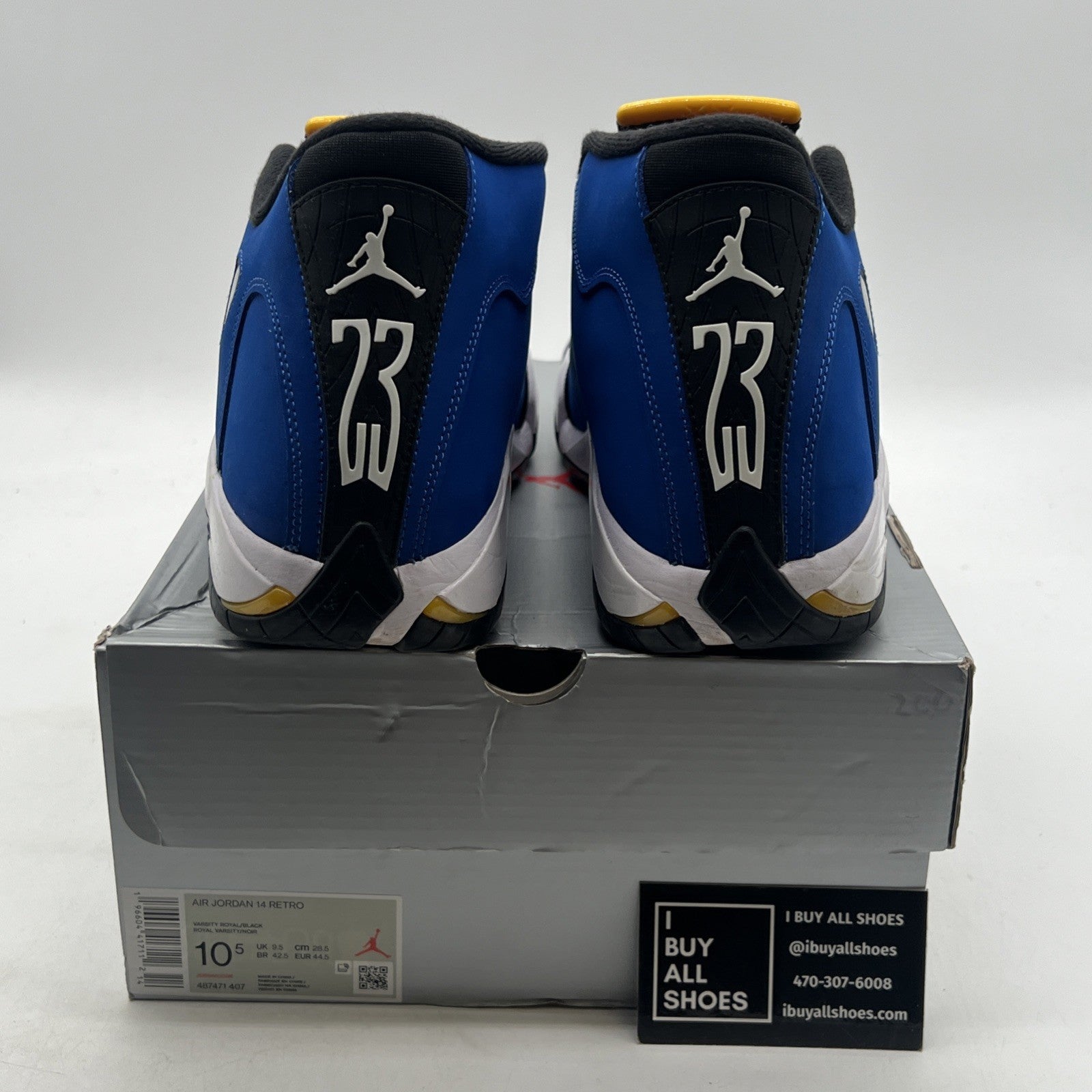 Size 10.5 - Air Jordan 14 Retro Laney (487471-407)