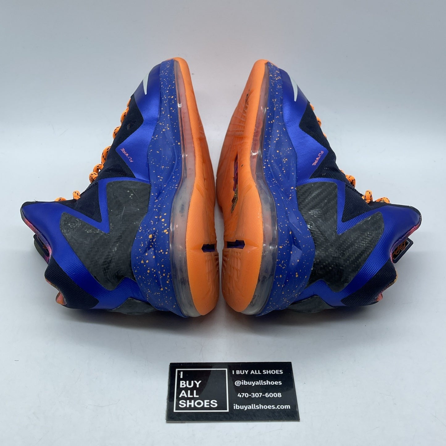 Size 9.5 - Nike LeBron 10 P.S Elite Superhero Black Blue (579827-400)