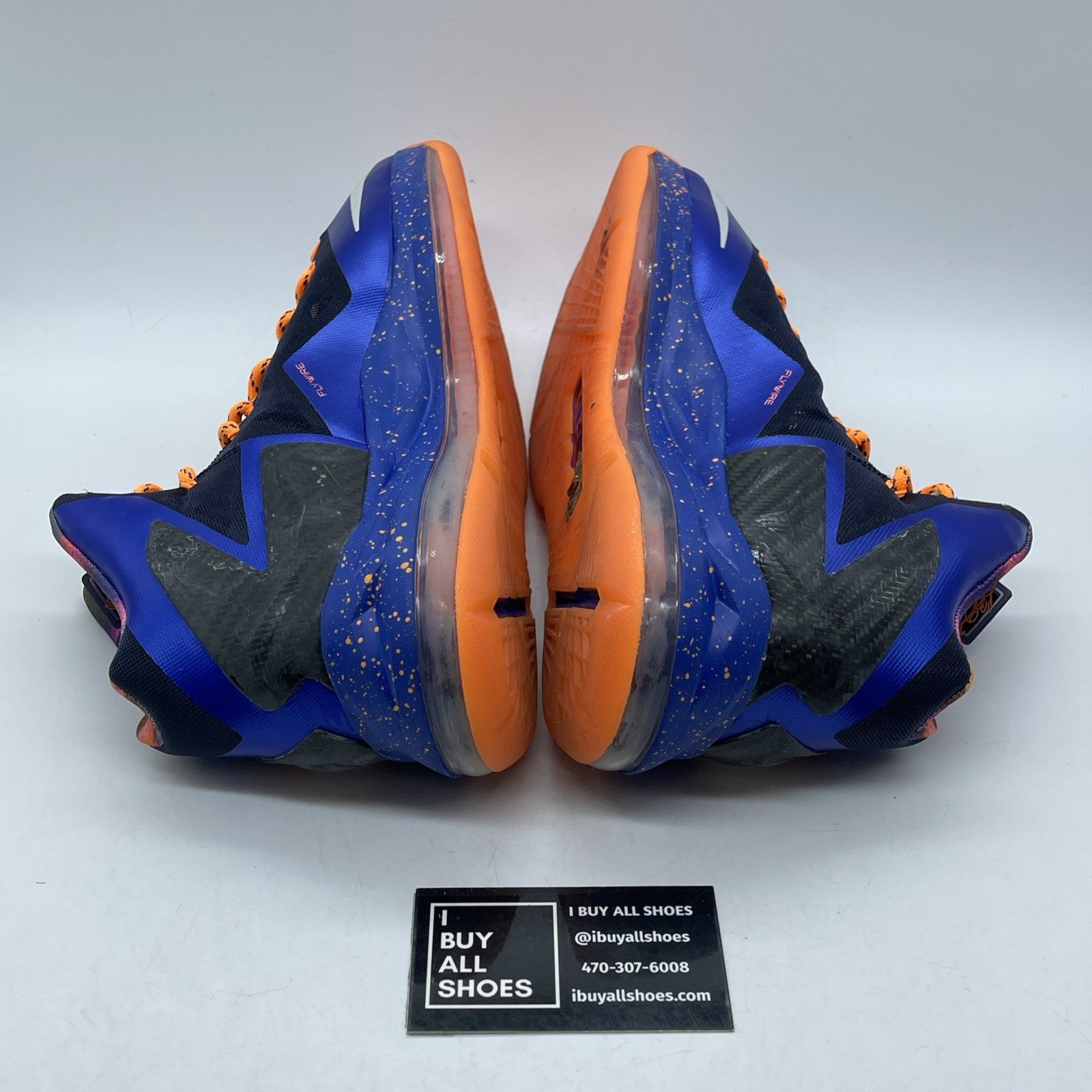 Size 9.5 - Nike LeBron 10 P.S Elite Superhero Black Blue (579827-400)
