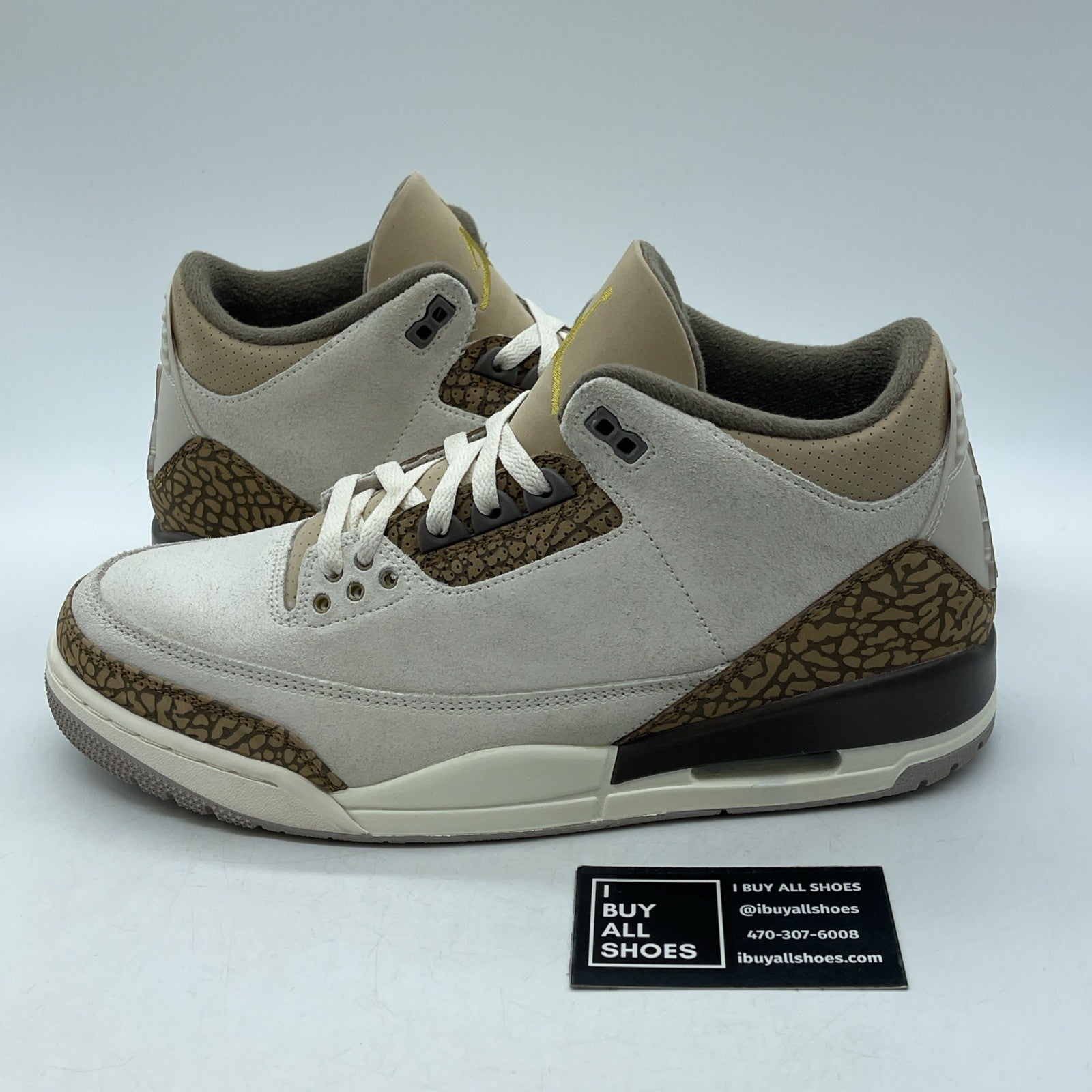 Size 11.5 - Jordan 3 Retro Low Palomino Brown Suede Leather (CT8532-102)