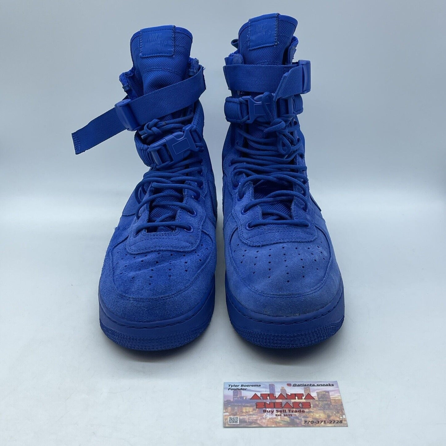 Size 13 - Nike SF Air Force 1 Game Royal Blue Suede (864024-401)