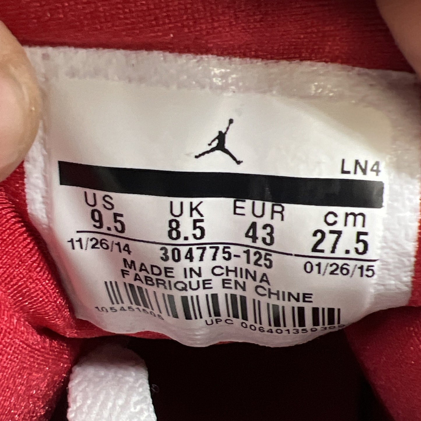 Size 9.5 - Air Jordan 7 Retro 2015 Hare (304775-125)