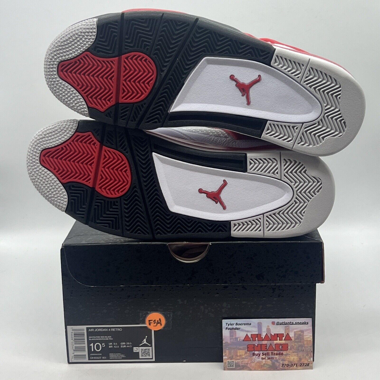 Size 10.5 - Jordan 4 Retro Mid Red Cement Brand New Og All