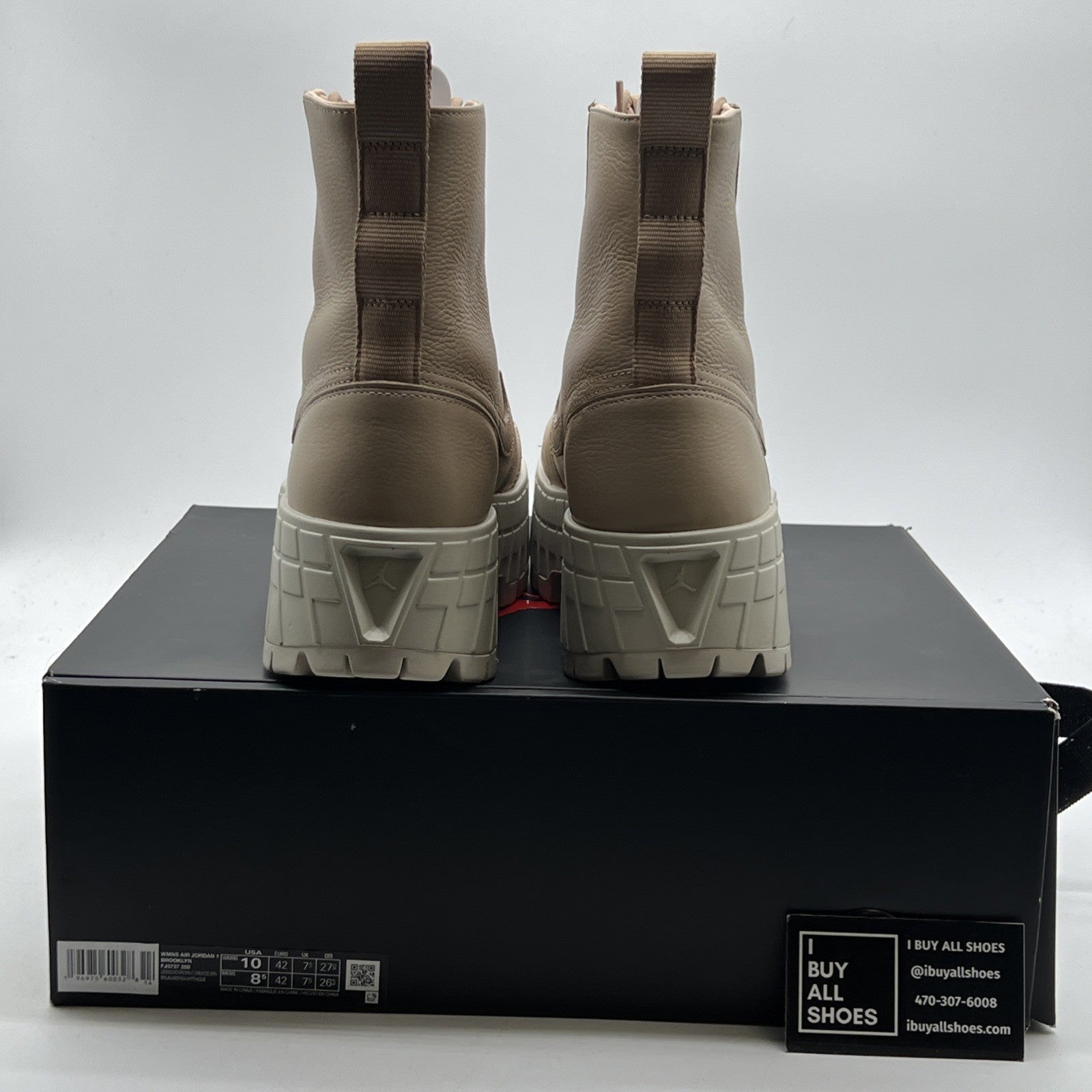 Size 10W - Nike Air Jordan 1 Brooklyn High Platform Brown (FJ5737-200)