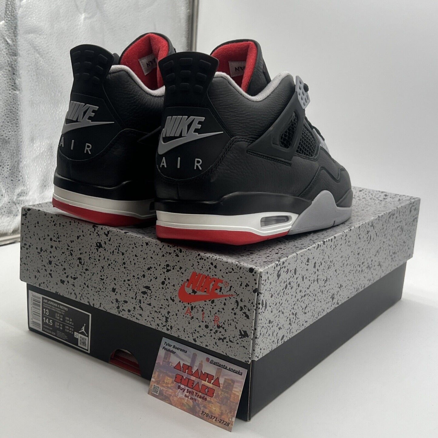 Size 13 - Air Jordan 4 Retro Bred Reimagined (FV5029-006)