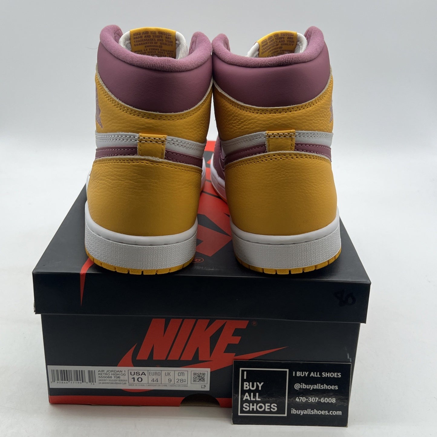 Size 10 - Air Jordan 1 Retro High OG Brotherhood 2022 (555088-706)