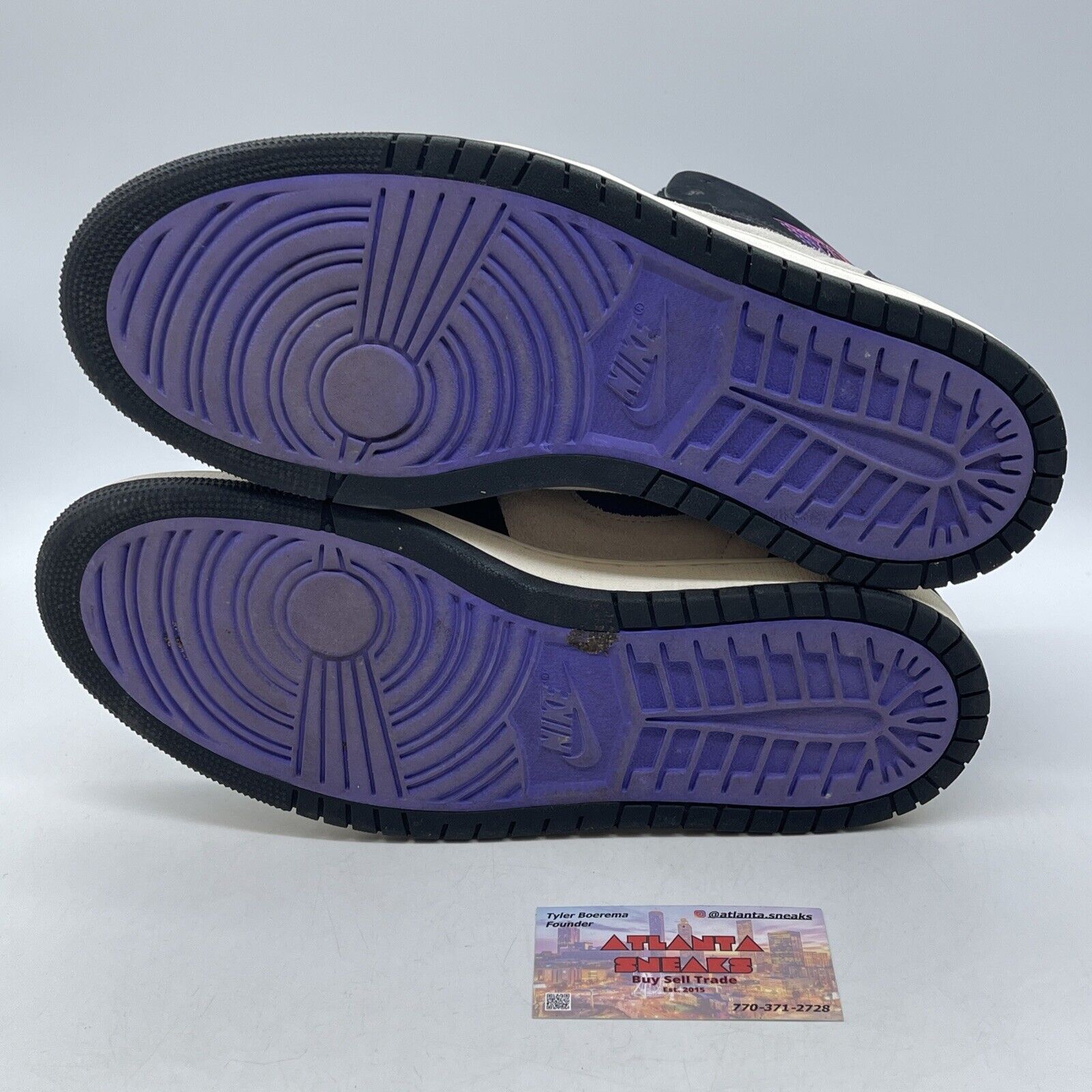 Size 11.5 - Paris Saint-Germain x Air Jordan 1 Zoom Comfort High Paris Suede