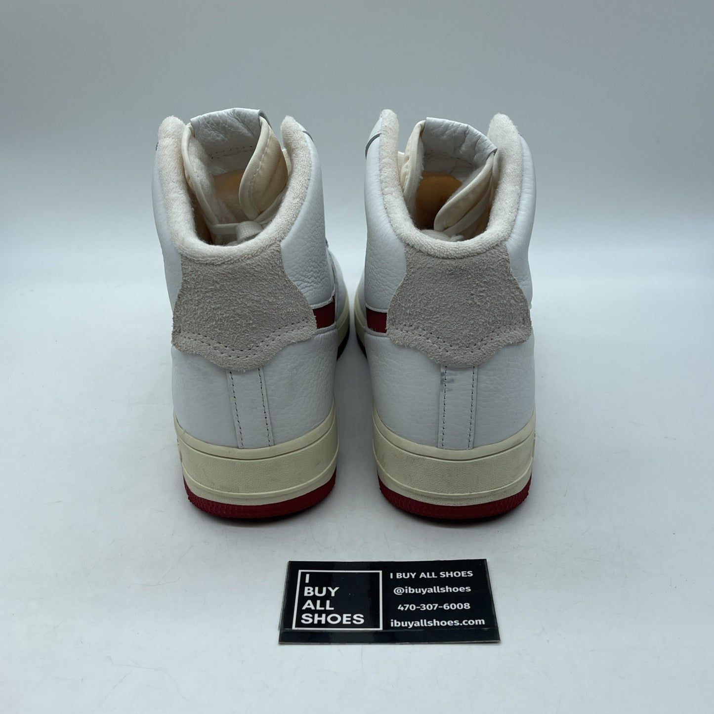 Size 11.5 - Nike Air Force 1 High Sculpt Red White Leather (DC3590-100)