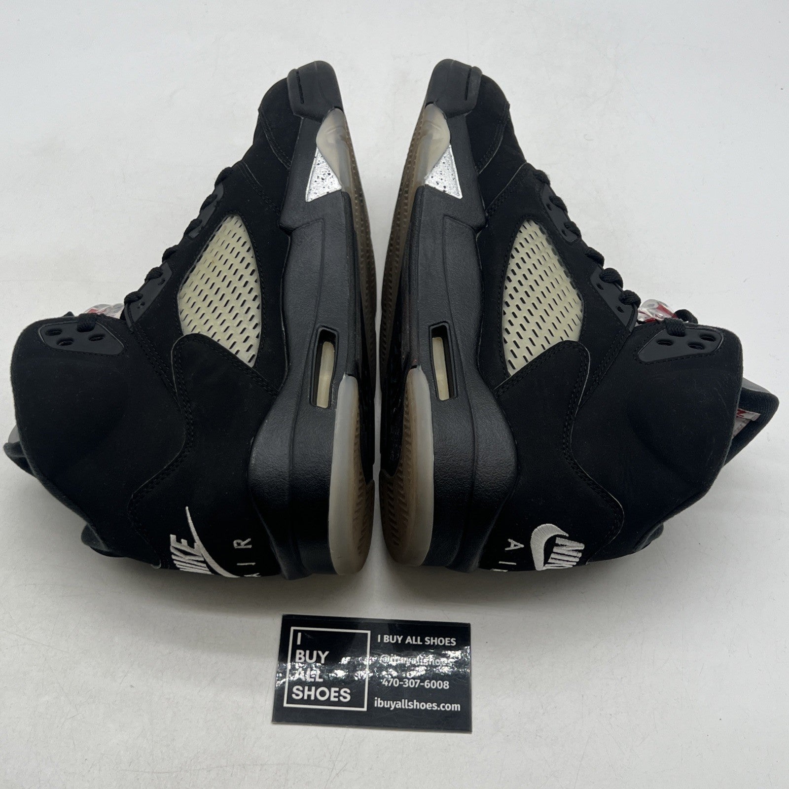 Size 9 - Air Jordan 5 OG Mid Metallic Silver (845035-003)