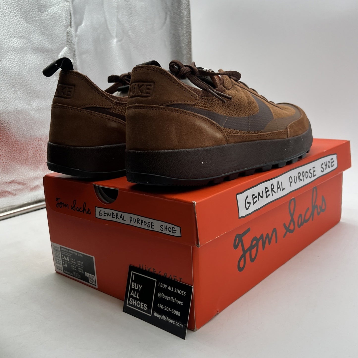 Size 14.5 - Tom Sachs NikeCraft General Purpose Shoes (DA6672-200)