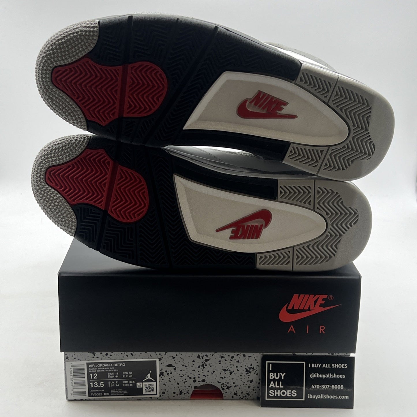 Size 12 - Air Jordan 4 Retro OG 2025 White Cement (FV5029-100)