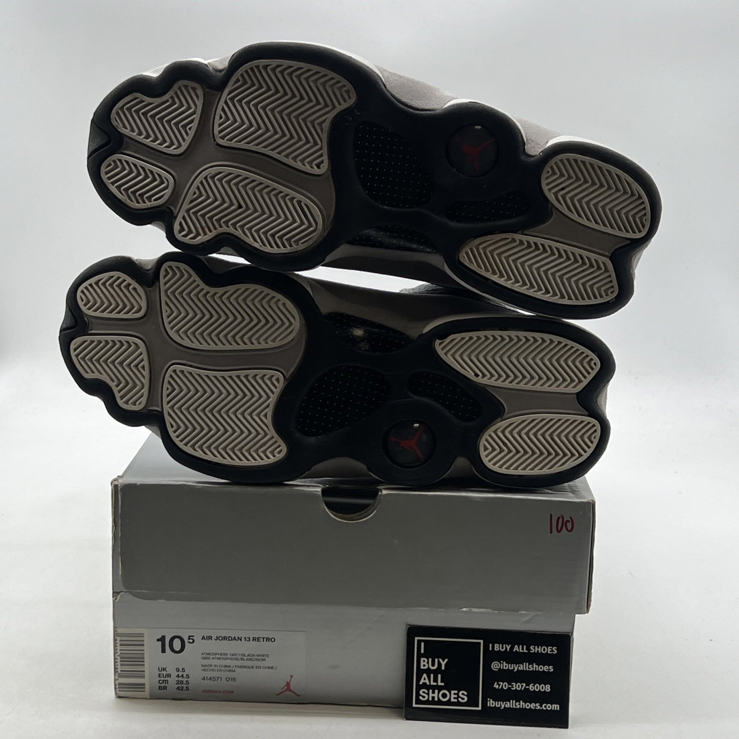 Size 10.5 - Air Jordan 13 Retro Atmosphere Grey (414571-016)
