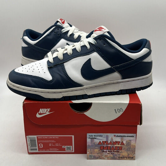 Size 9 - Nike Dunk Low Velarian Blue/White Leather (DD1391-400)