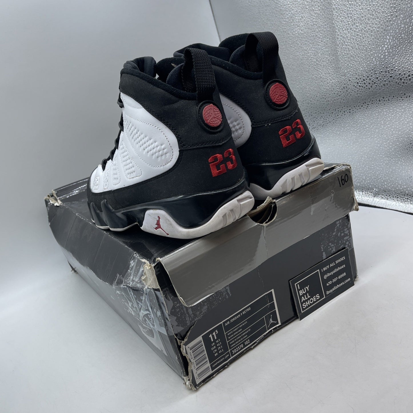 Size 11.5 - Air Jordan 9 Retro 2010 Release (302370-102)