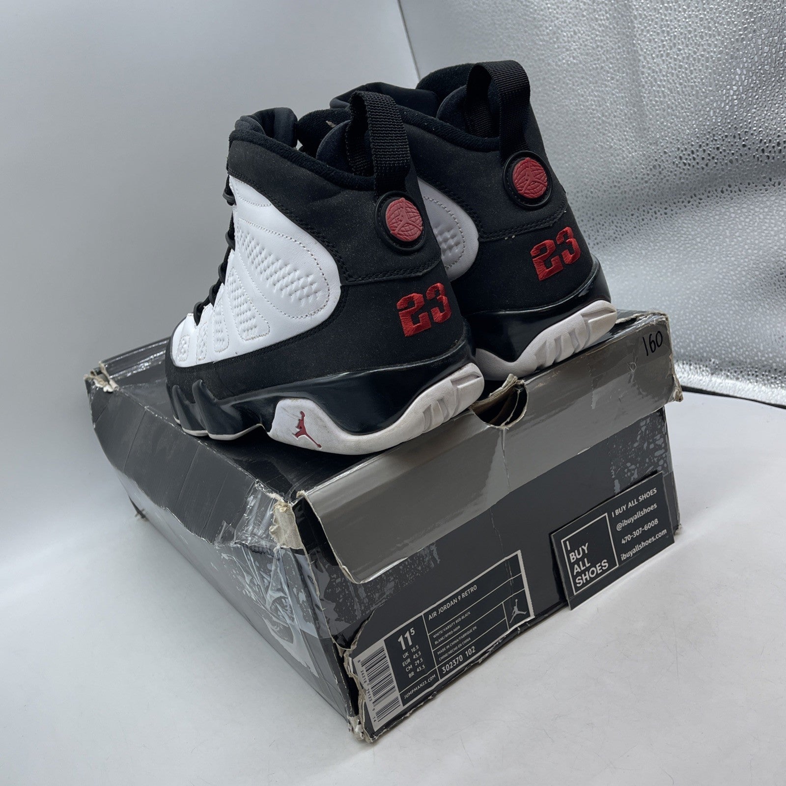 Size 11.5 - Air Jordan 9 Retro 2010 Release (302370-102)