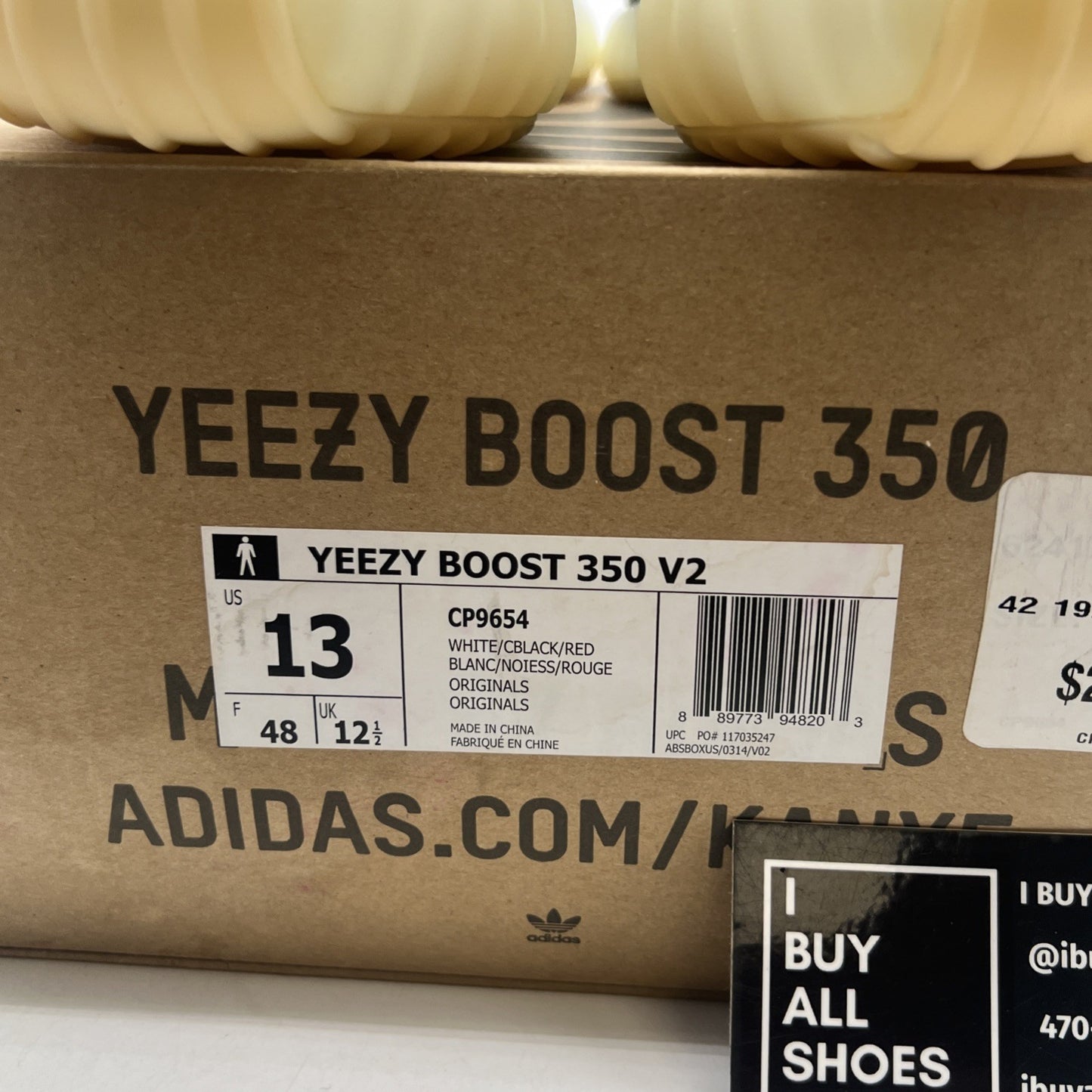 Size 13 - adidas Yeezy Boost 350 V2 Low Zebra (CP9654)