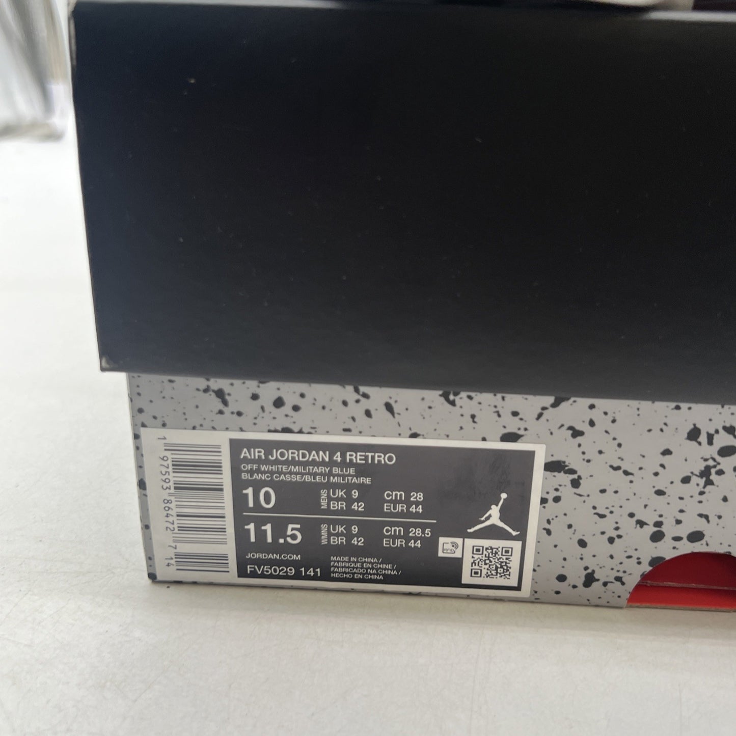 Size 10 - Air Jordan 4 Retro 2024 Military Blue (FV5029-141)