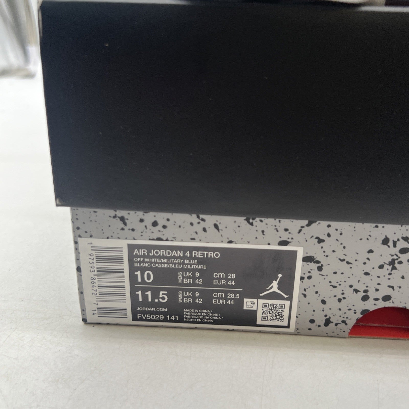 Size 10 - Air Jordan 4 Retro 2024 Military Blue (FV5029-141)