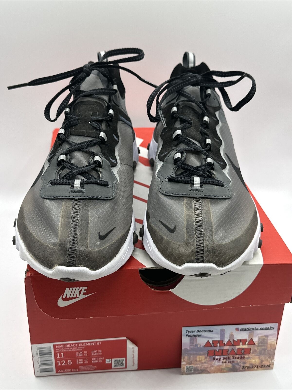 Size 11 - Nike React Element 87 Anthracite 2018