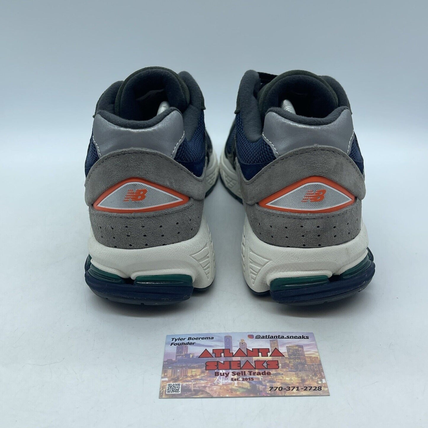 Size 11 - New Balance 2002 Defense Green Natural Indigo Blue Suede (ML2002RF)