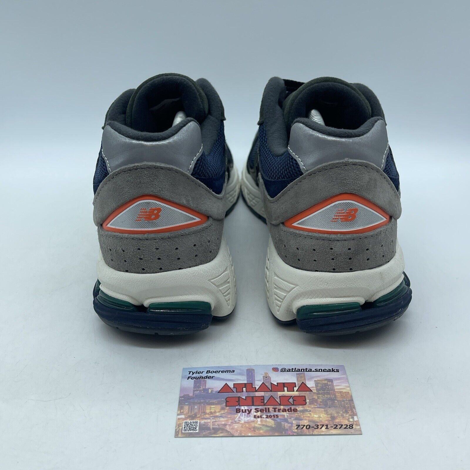 Size 11 - New Balance 2002 Defense Green Natural Indigo Blue Suede (ML2002RF)