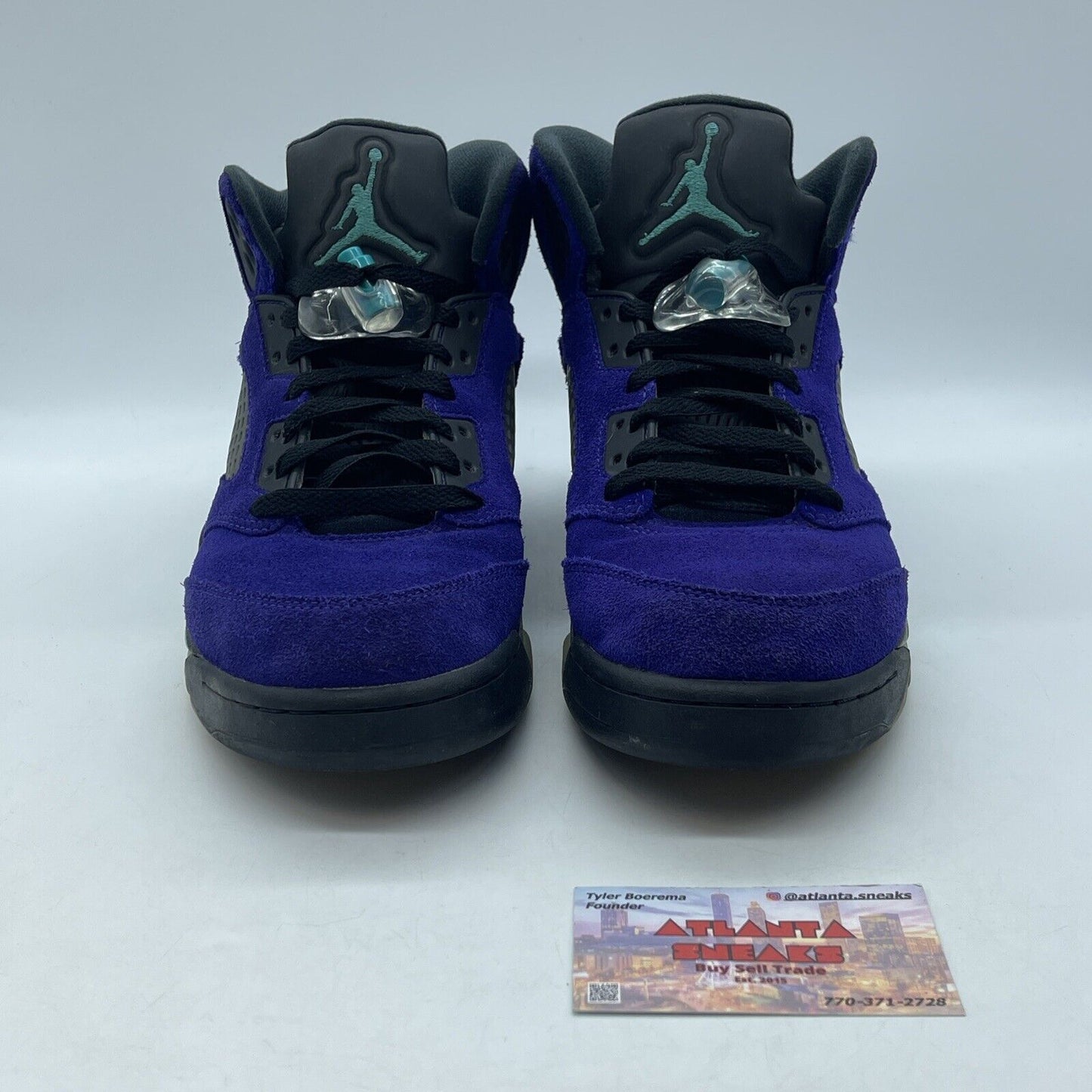 Size 9 - Jordan 5 Retro Alternate Grape 2020 Purple Black Gray Blue (136027-500)