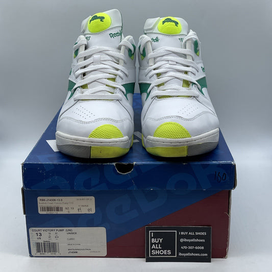 Size 13 - Reebok Court Victory Pump x Michael Chang White 2013 (J14306)