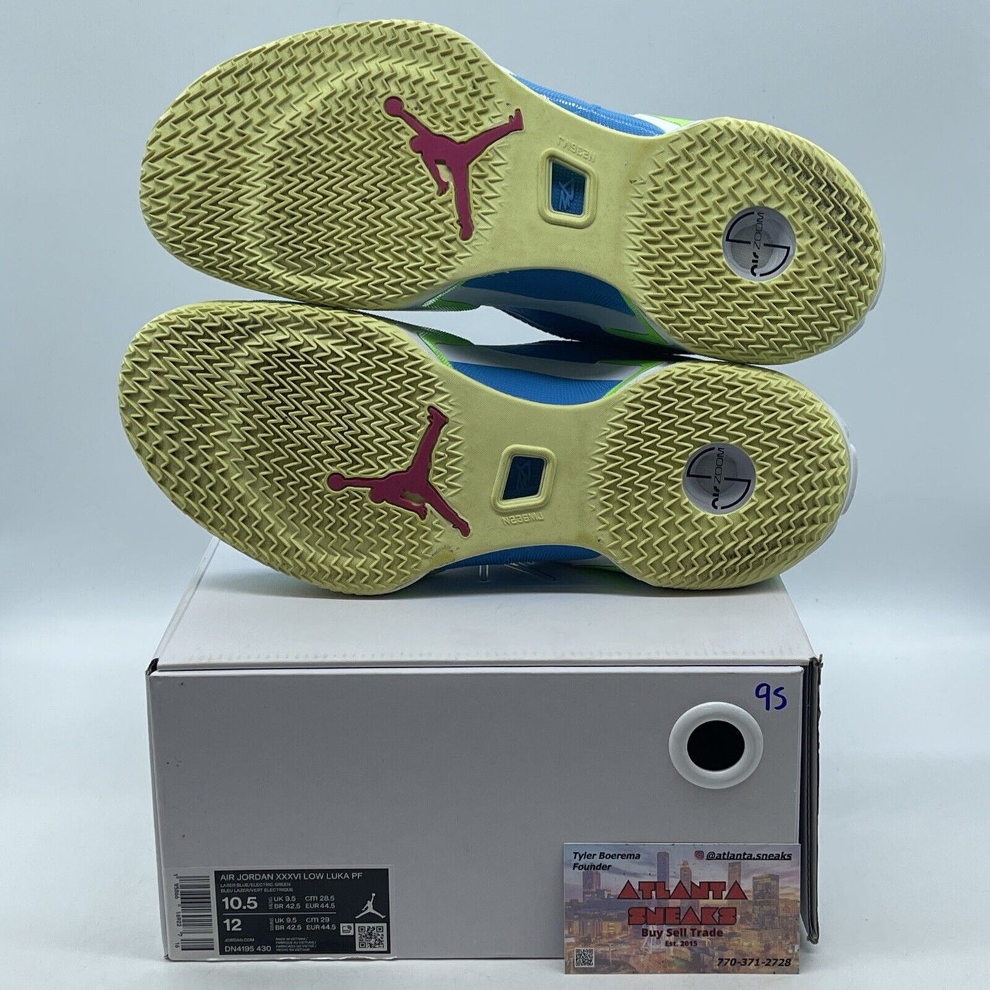 Size 10.5 - Luka Doncic x Air Jordan 36 PF Low Laser Blue White (DN4195-430)