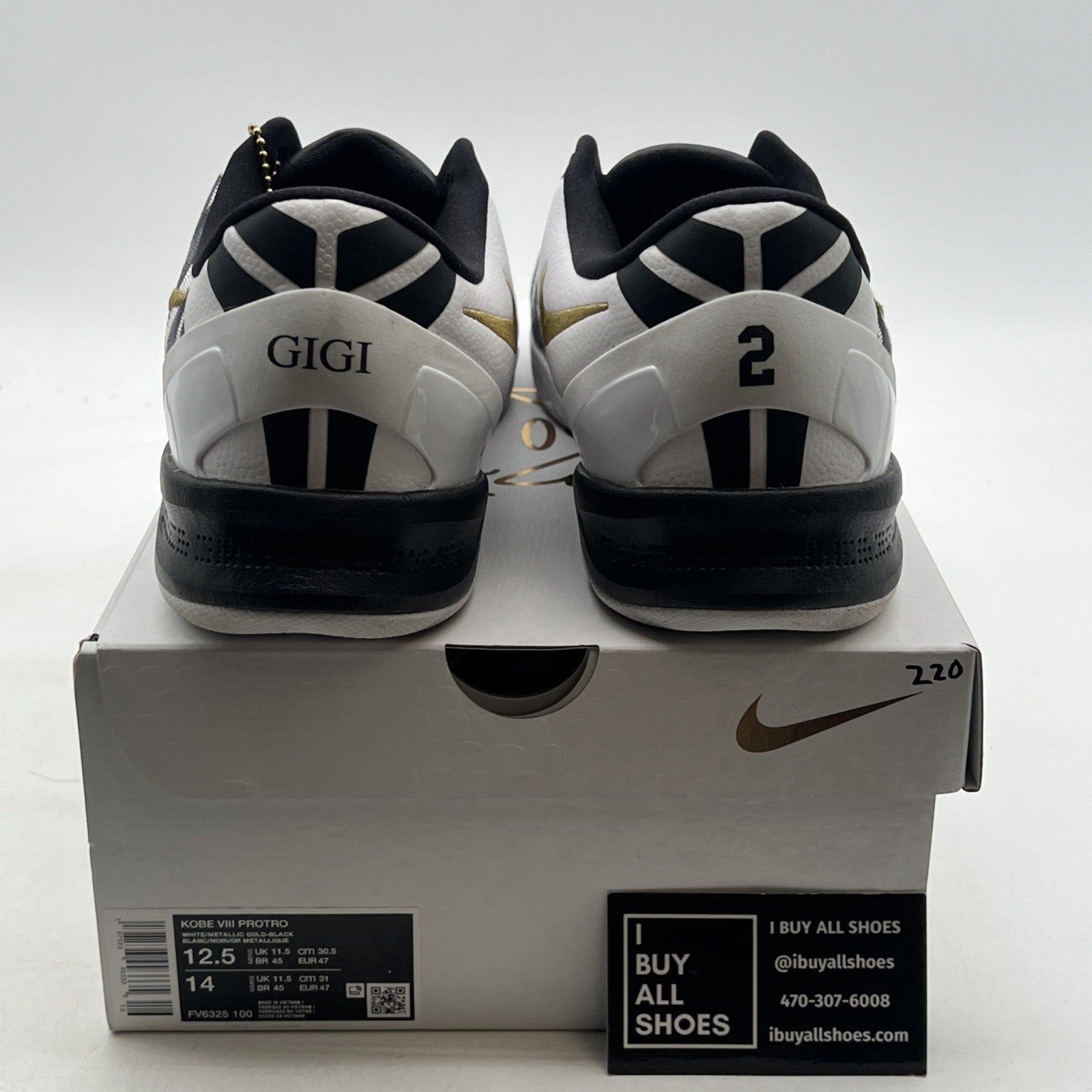 Size 12.5 - Nike Kobe 8 Protro Mambacita (FV6325-100)