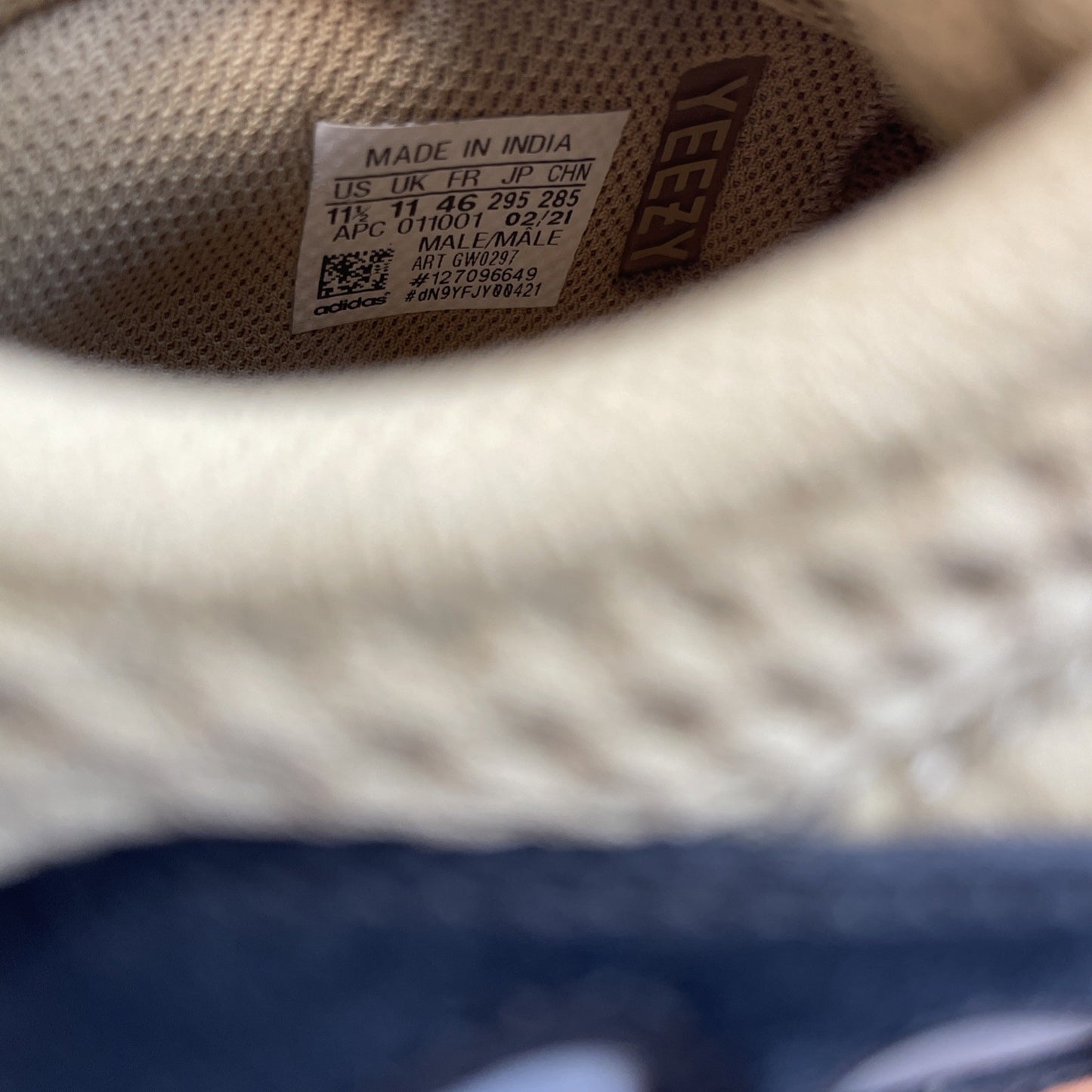 Size 11.5 - adidas Yeezy Boost 700 Enflame Amber Brown Suede Leather (GW0297)