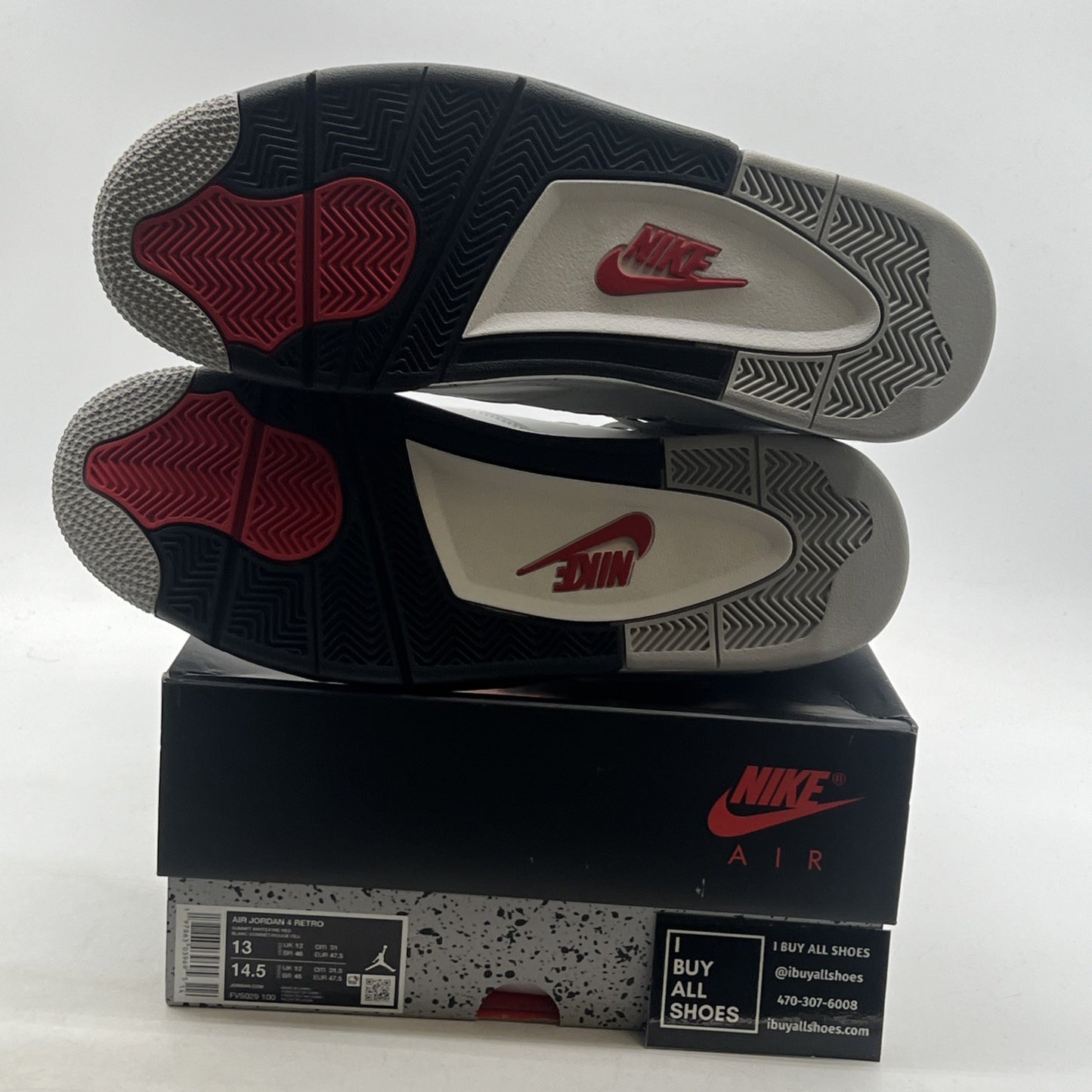 Size 13 - Air Jordan 4 Retro OG 2025 White Cement (FV5029-100)