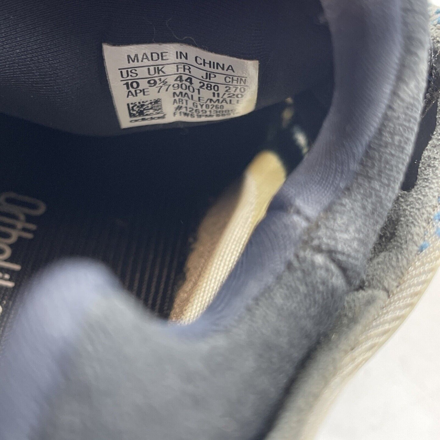 Size 10 - adidas Yeezy 700 V3 Kyanite Blue Suede Tan Leather (GY0260)