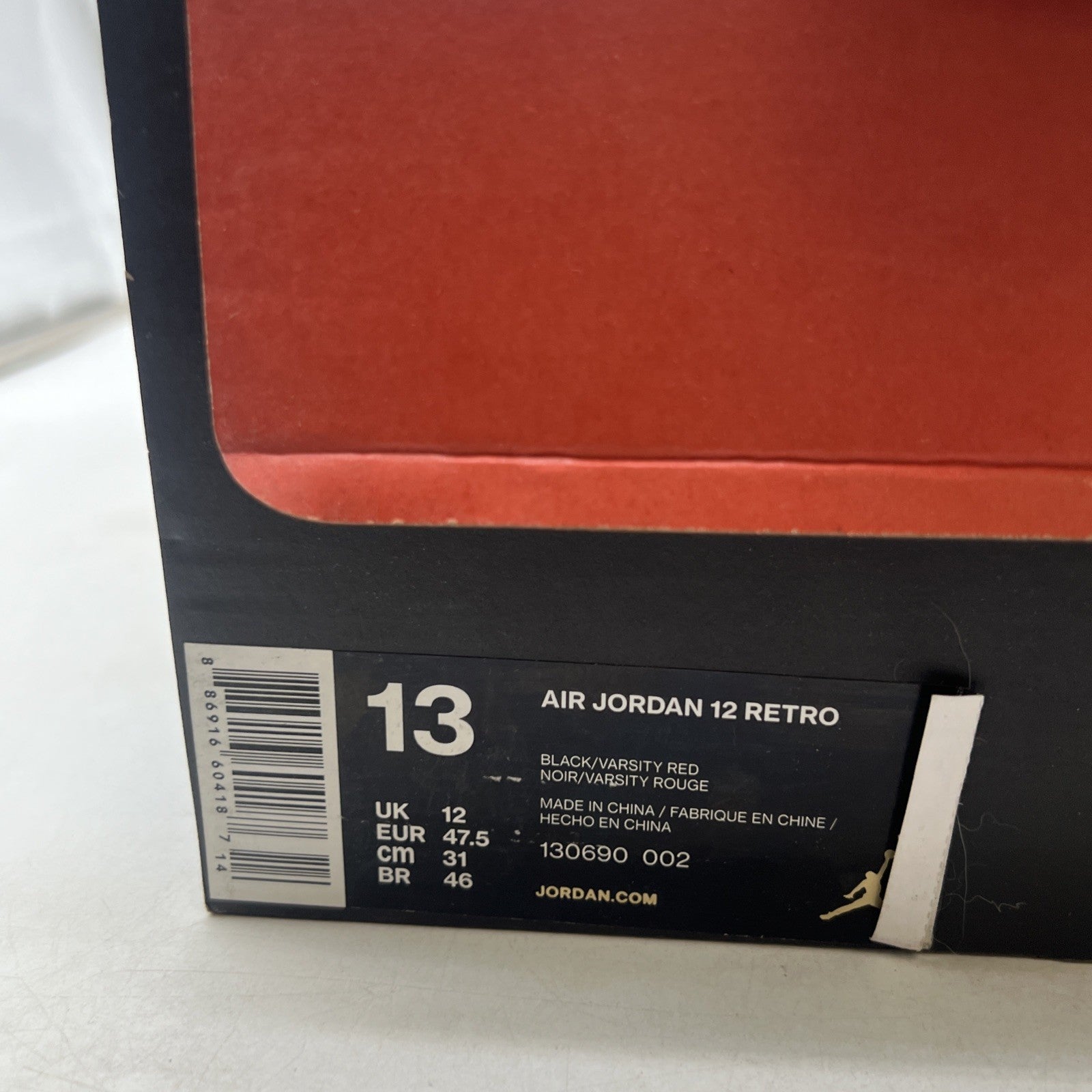 Size 13 - Air Jordan 12 Retro Mid Flu Game (130690-002)