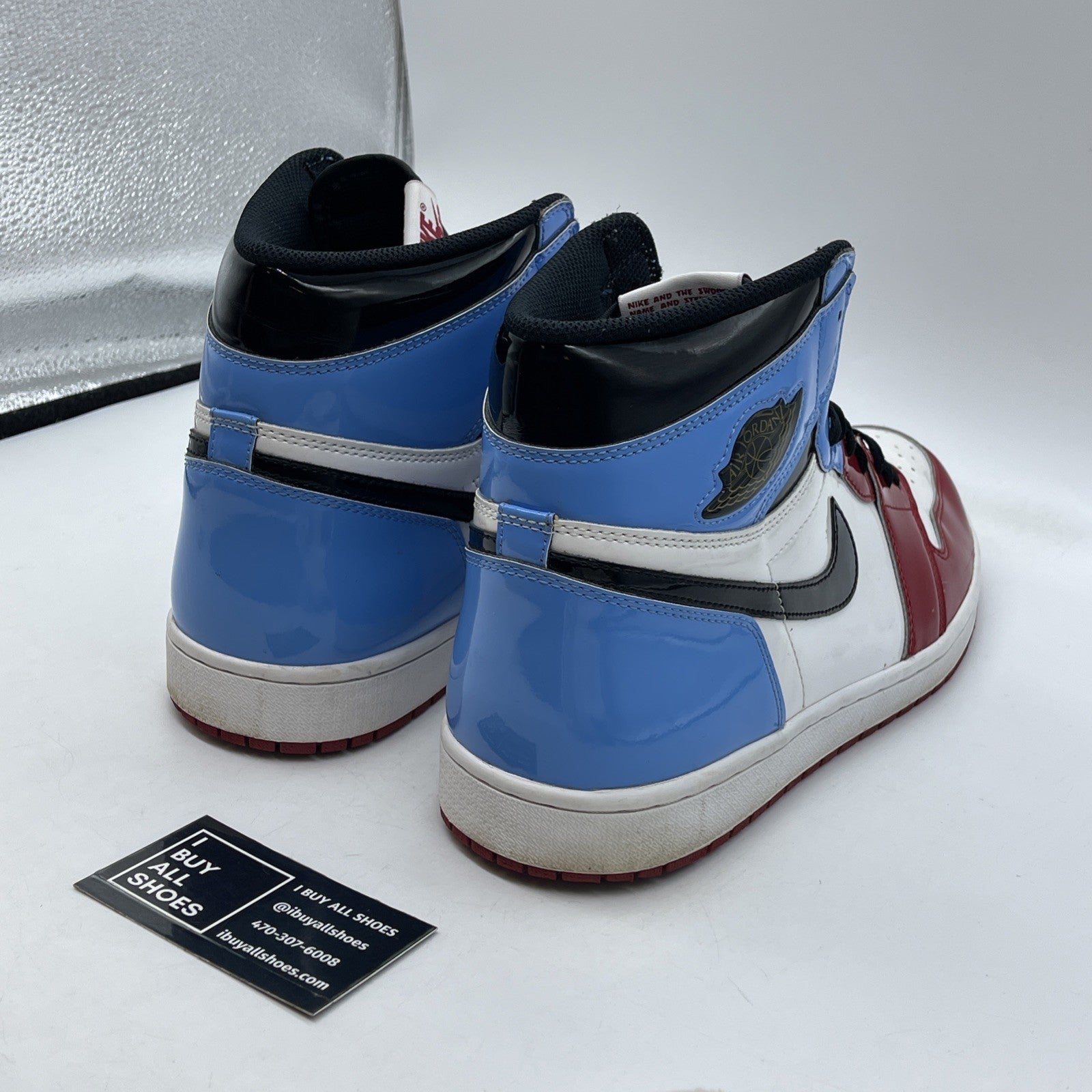 Size 14 - Jordan 1 Retro OG High Fearless Blue Red Black Leather (CK5666-100)