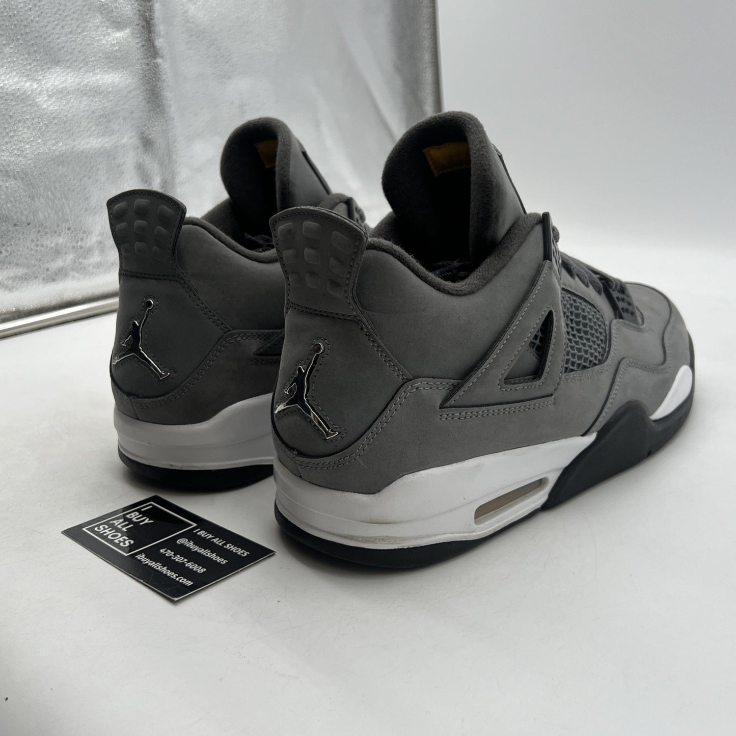 Size 13 - Air Jordan 4 Retro Low Cool Grey (308497-007)