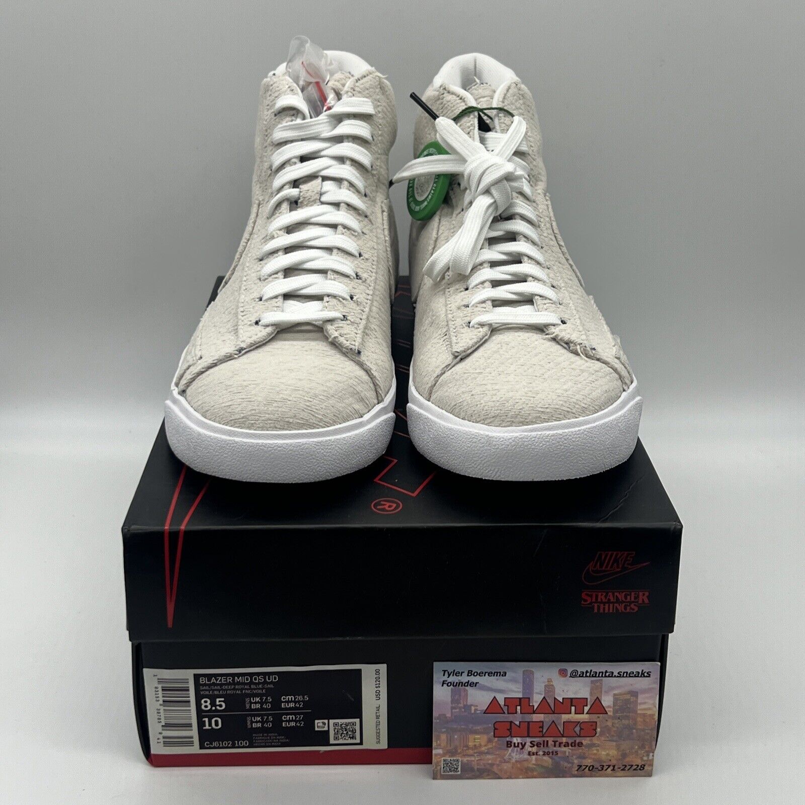 Size 8.5 - Nike Stranger Things x Blazer QS Mid Upside Down Brand New Og All DS