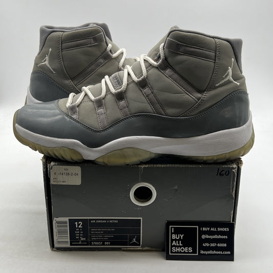 Size 12 - Air Jordan 11 Retro 2010 Cool Grey (378037-001)