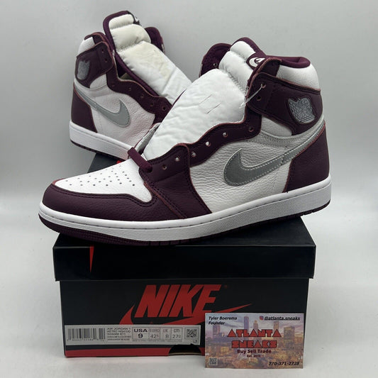 Size 9 - Jordan 1 Retro High OG Bordeaux Brand New Og All