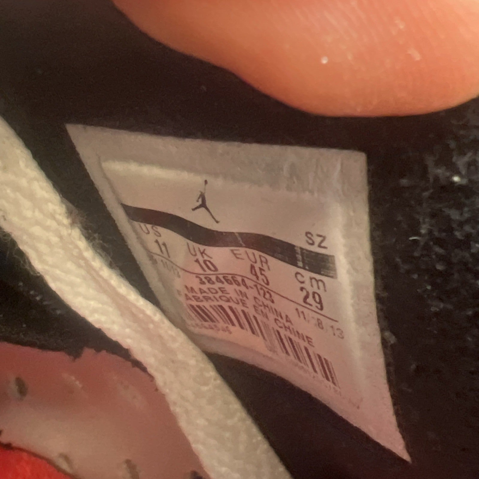 Size 11 - Air Jordan 6 Retro 2014 White Infrared (384664-123)