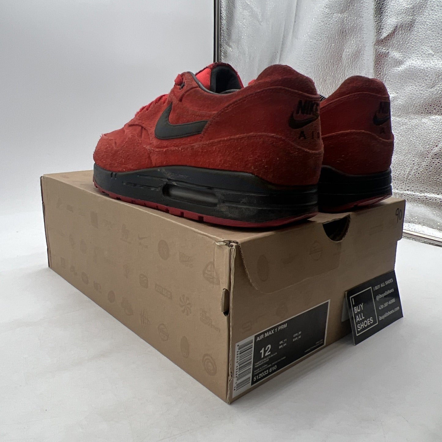 Size 12 - Nike Air Max 1 Prm Pimento (512033-610)