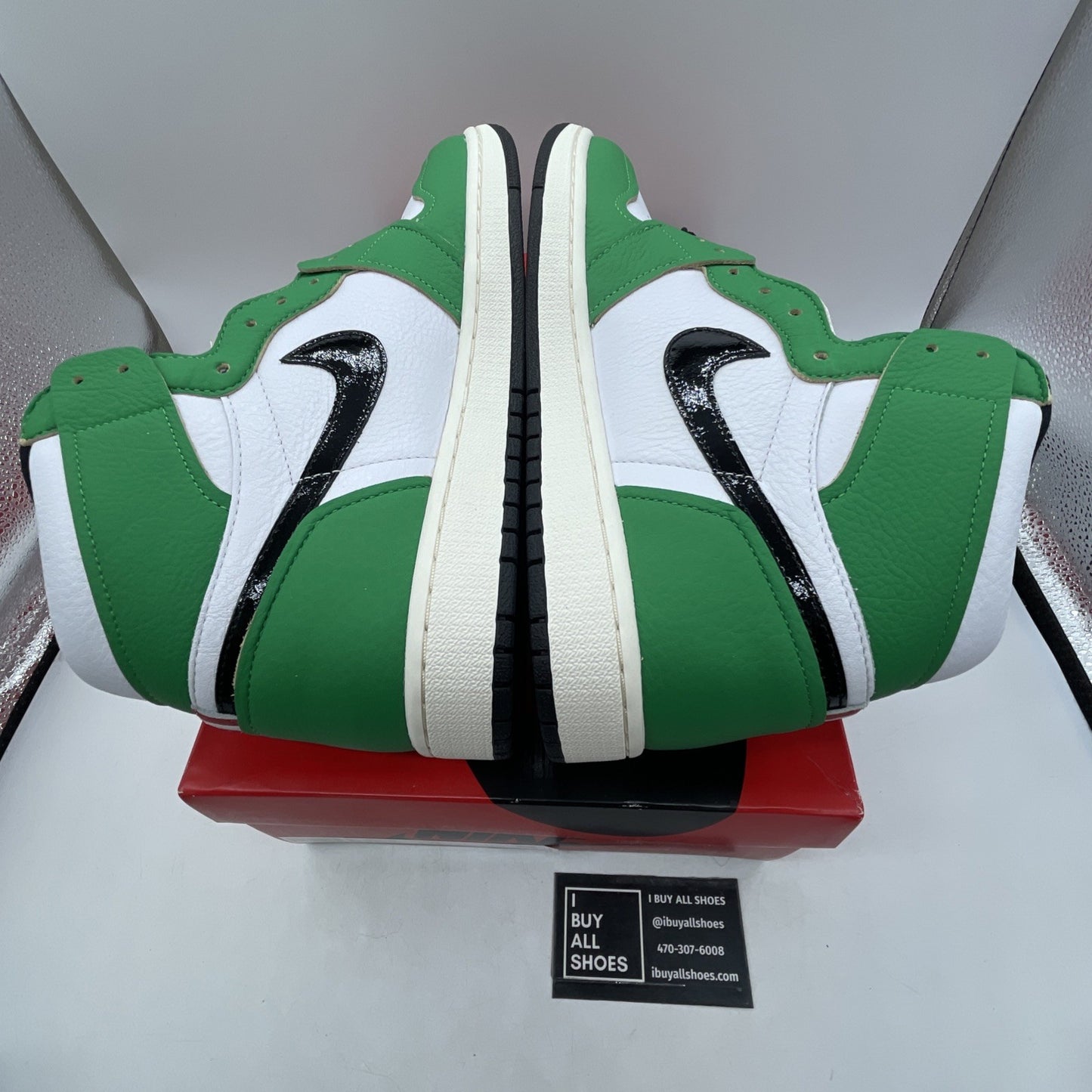 Size 11.5W - Air Jordan 1 Retro OG High Lucky Green (DB4612-300)