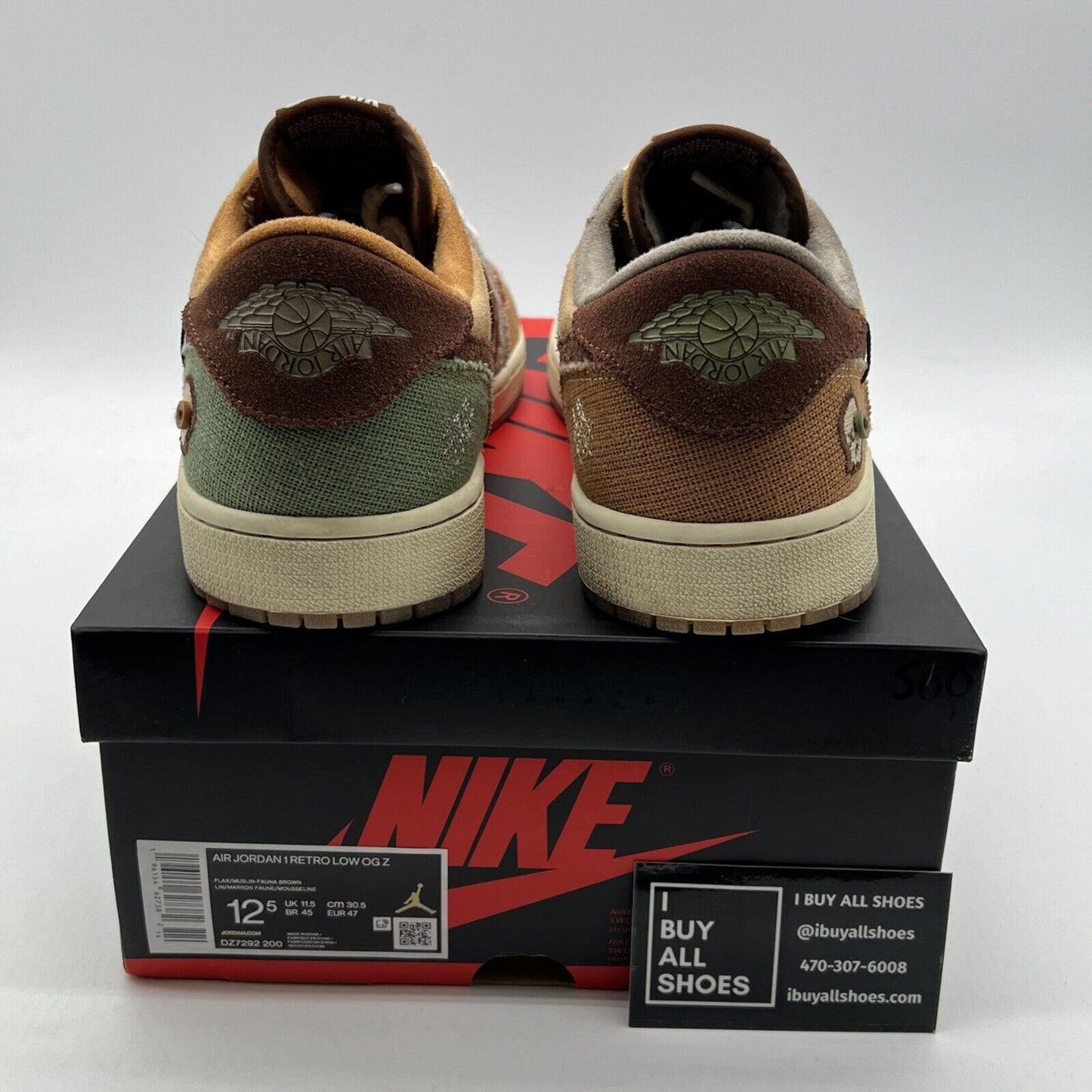 Size 12.5 - Air Jordan 1 Retro OG x Zion Williamson Low Voodoo (DZ7292-200)